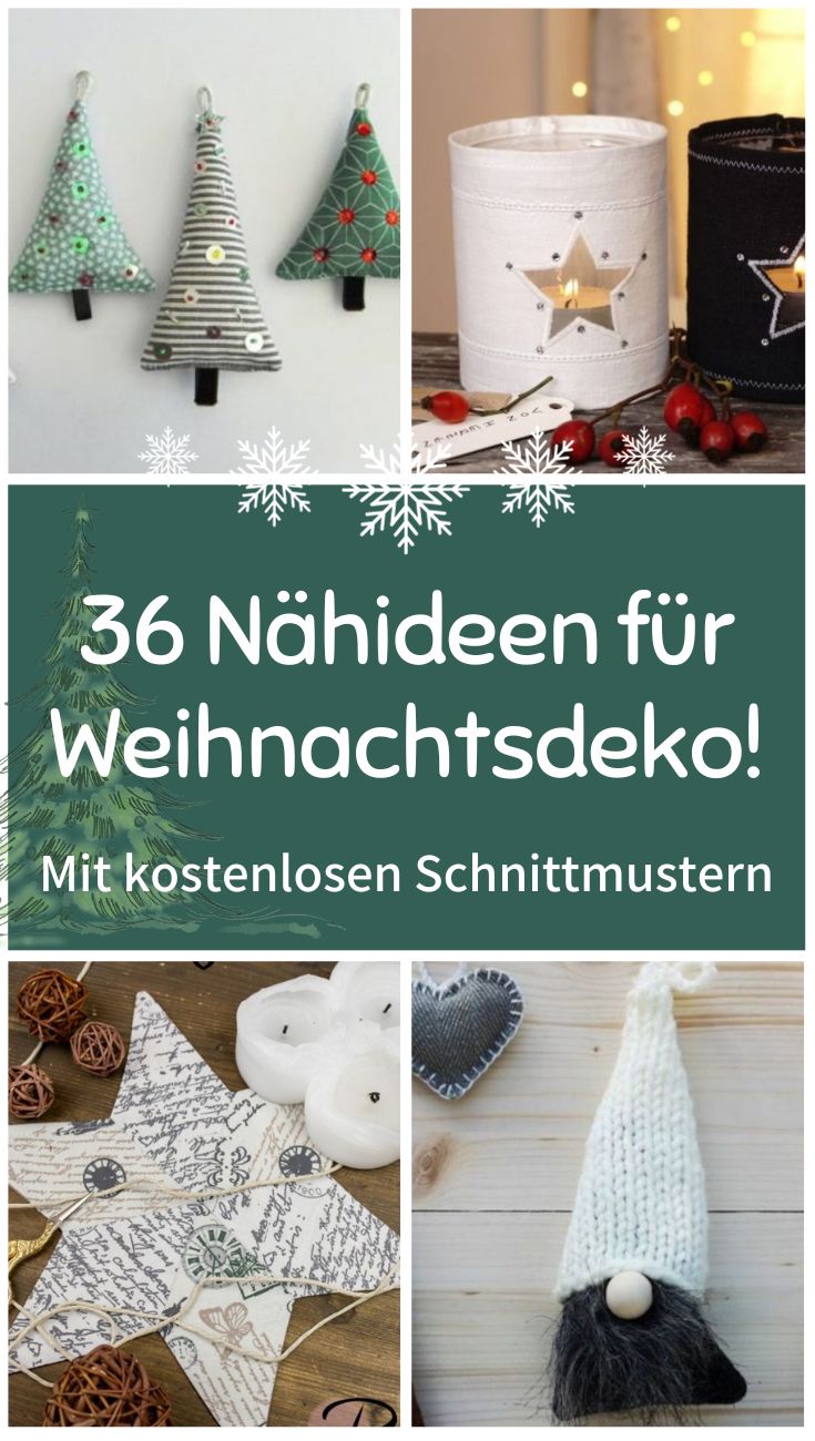 nähen für weihnachten schnittmuster-titelbild