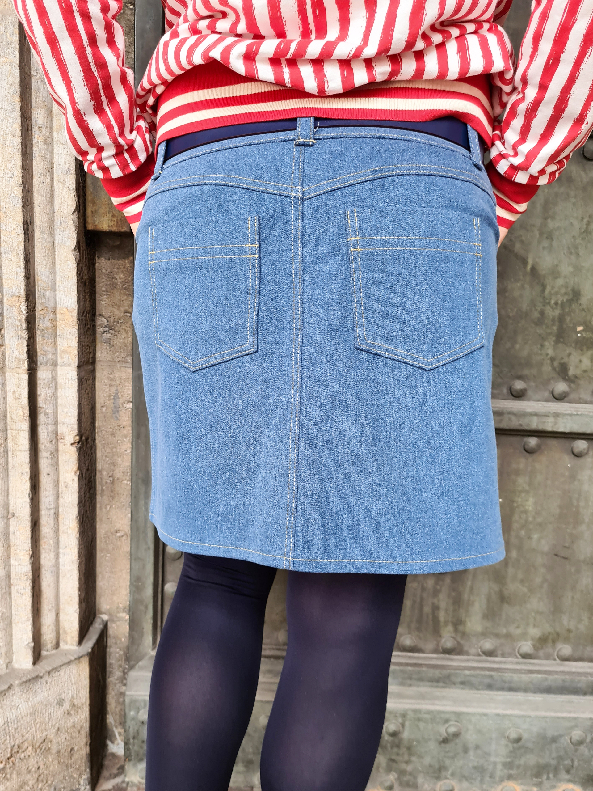 schnittmuster jeansrock-titelbild